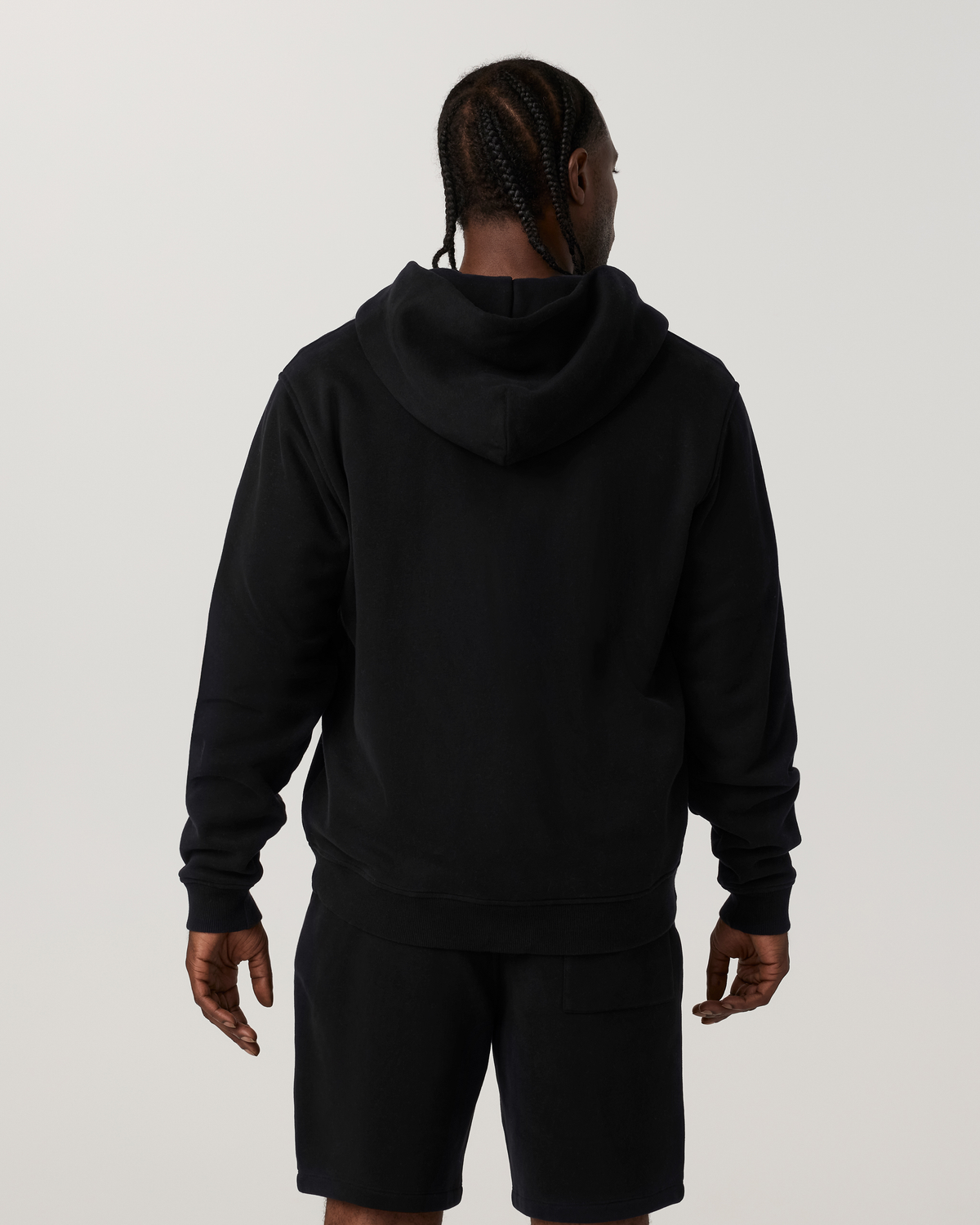 Seaside Full Zip Hoodie | Black