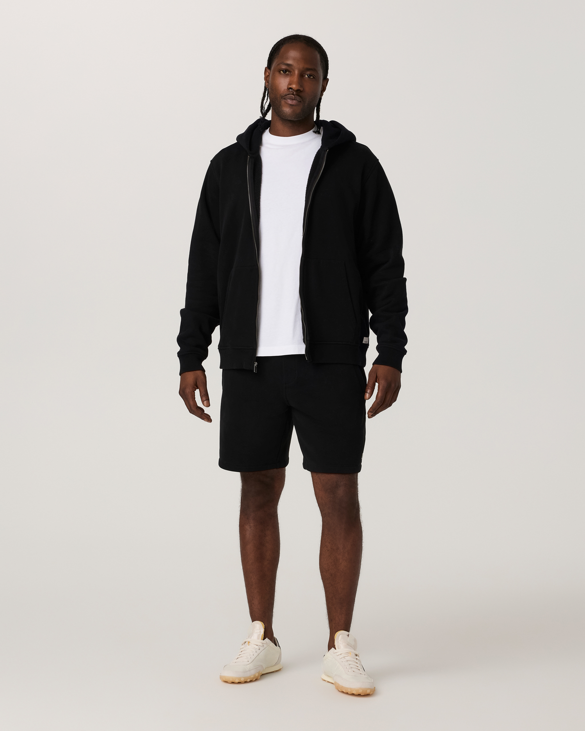 Seaside Full Zip Hoodie | Black