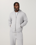 Seaside Full Zip Hoodie | Light Heather Grey