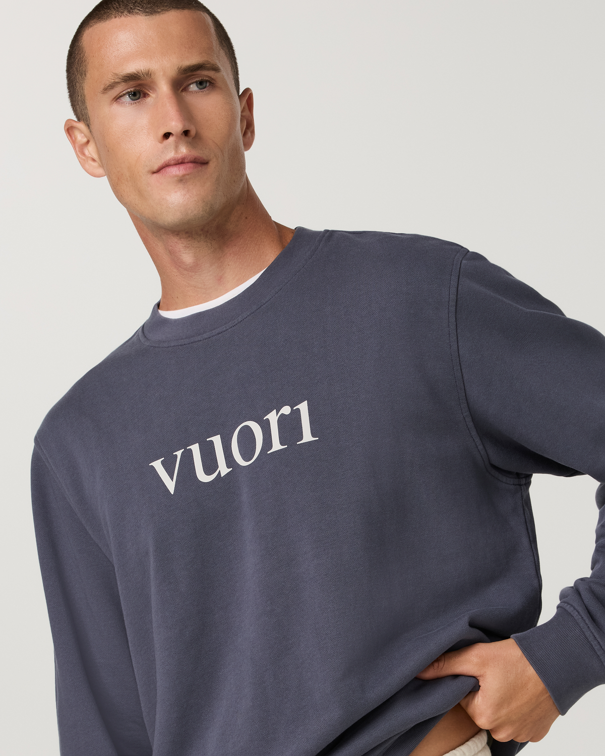 Vuori Logo Crew | Azure