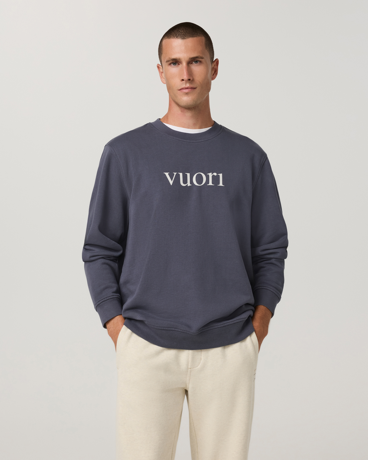 Vuori Logo Crew | Azure
