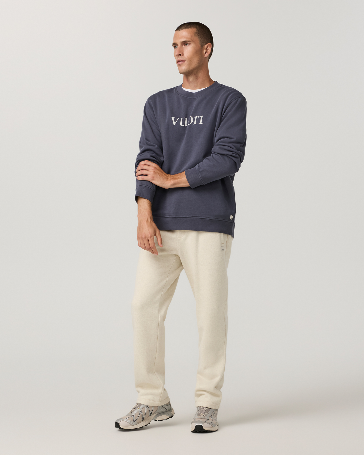 Vuori Logo Crew | Azure