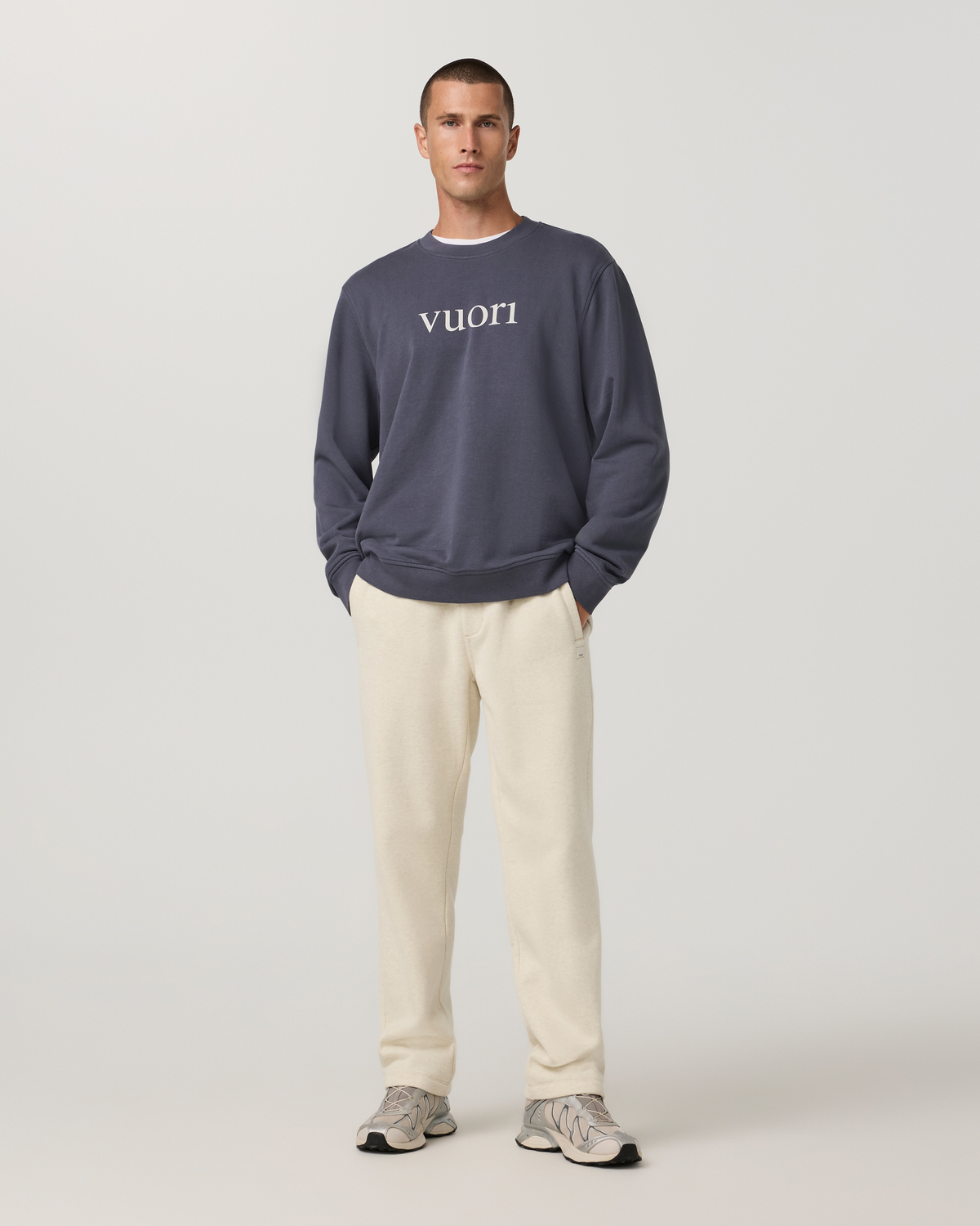 Vuori Logo Crew | Azure