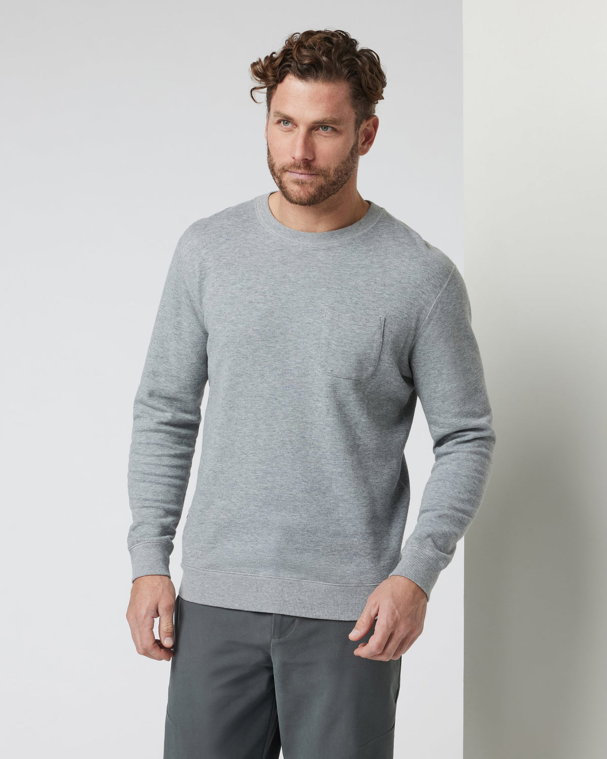 Jeffreys Pullover | Heather Grey