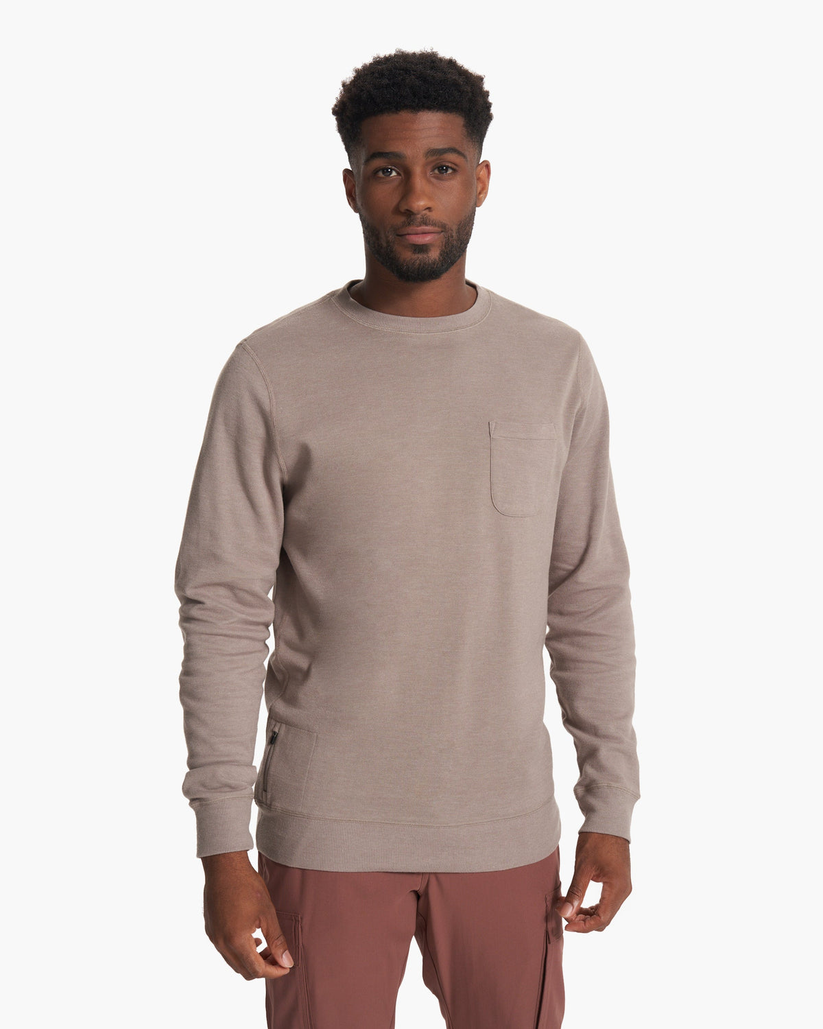 Jeffreys Pullover | Walnut Heather