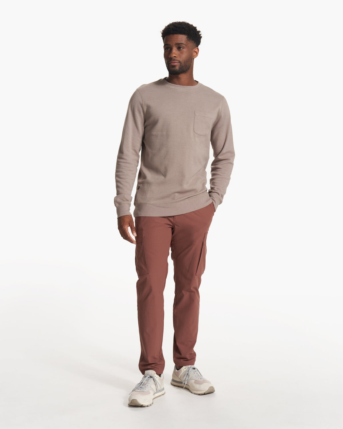 Jeffreys Pullover | Walnut Heather