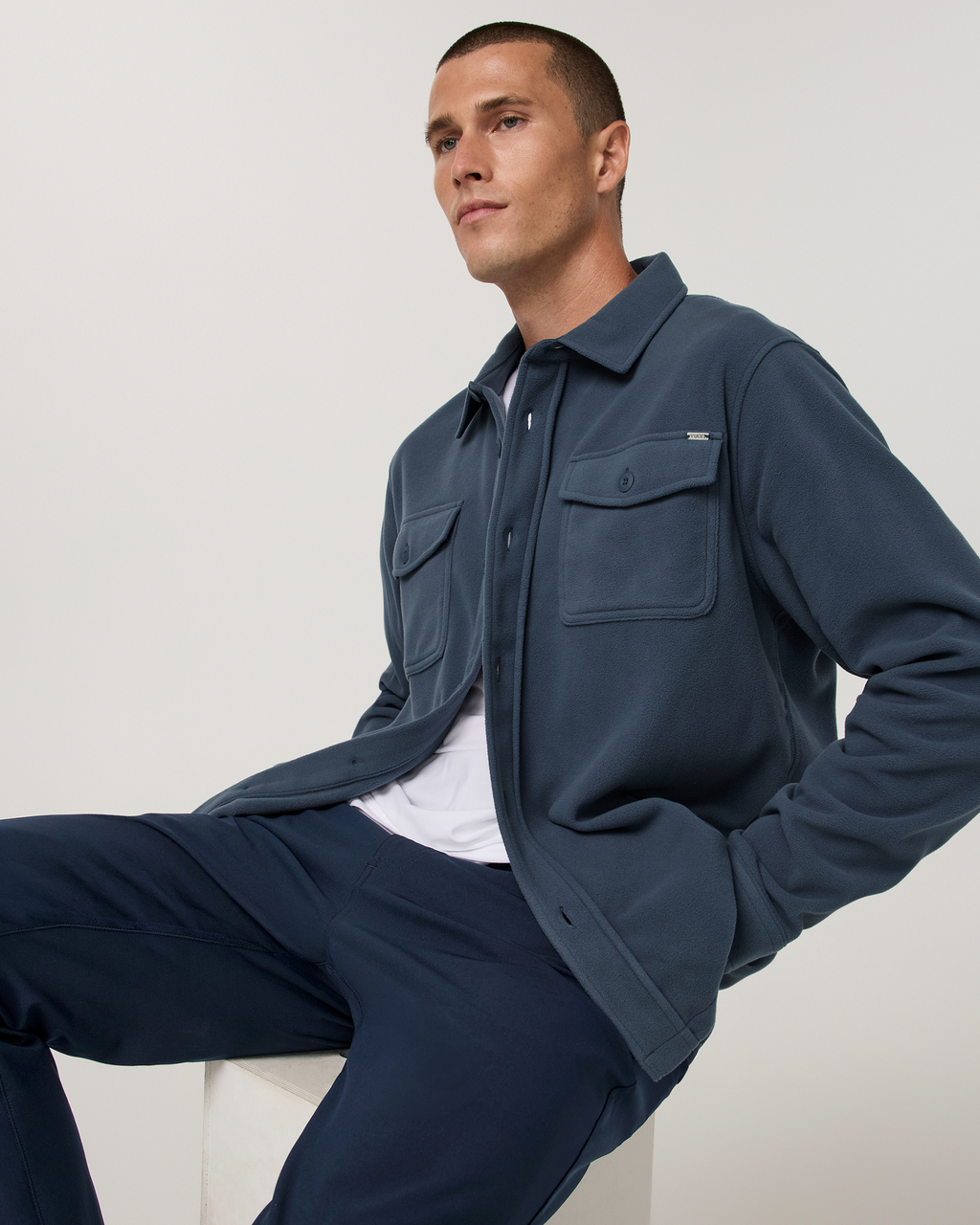 Aspen Shirt Jacket | Bay Blue