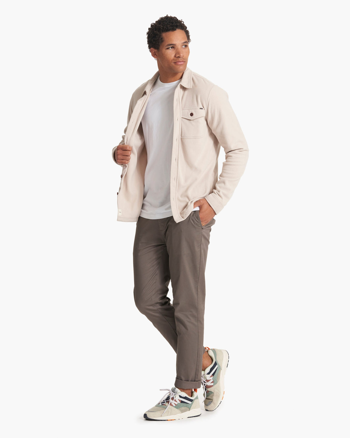 Aspen Shirt Jacket | Oyster Heather
