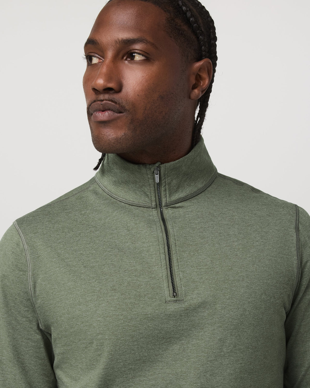 Coronado Half Zip | Light Oregano Heather
