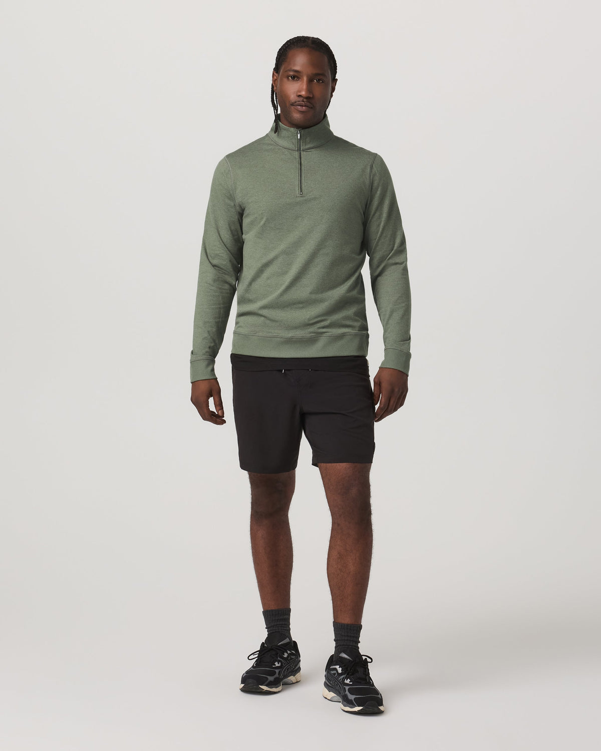 Coronado Half Zip | Light Oregano Heather