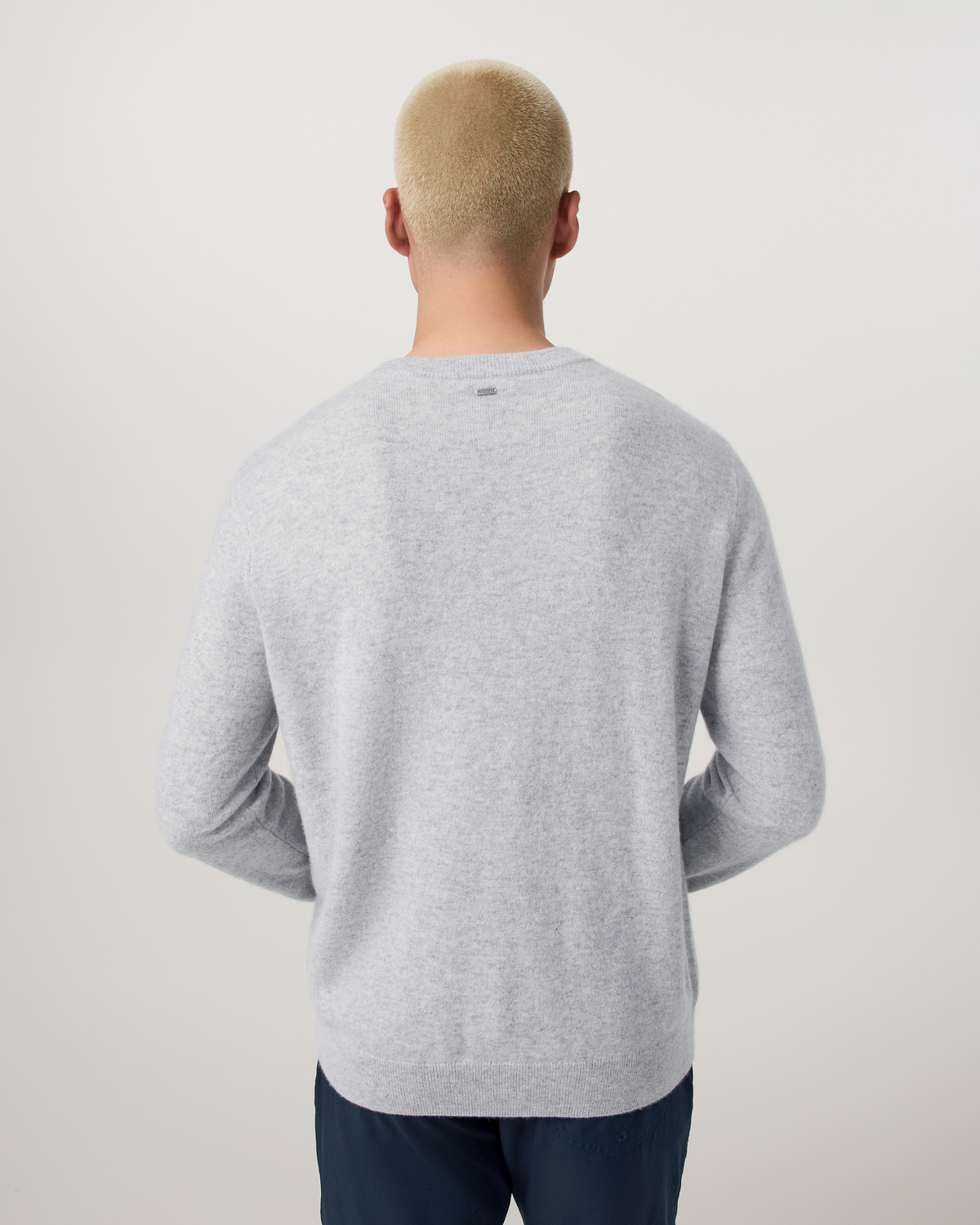Berik Cashmere Sweater | Light Heather Grey