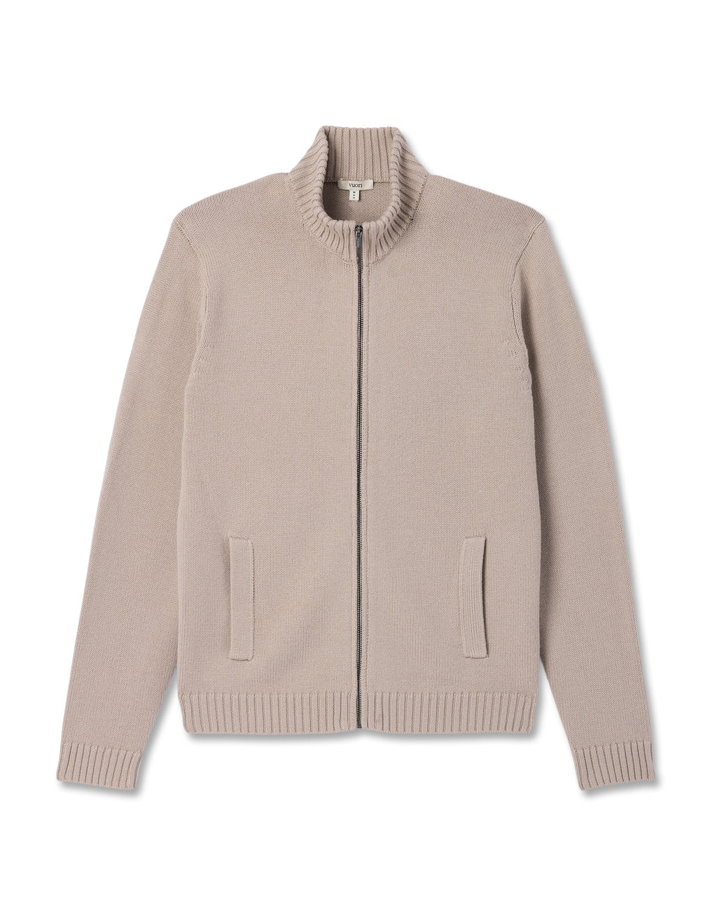 Denver Full Zip Sweater | Willow Grey
