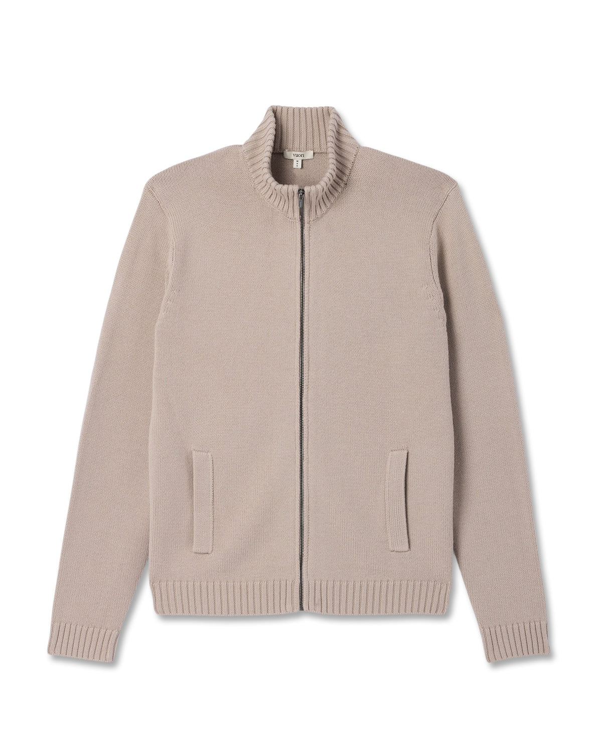 Denver Full Zip Sweater | Willow Grey