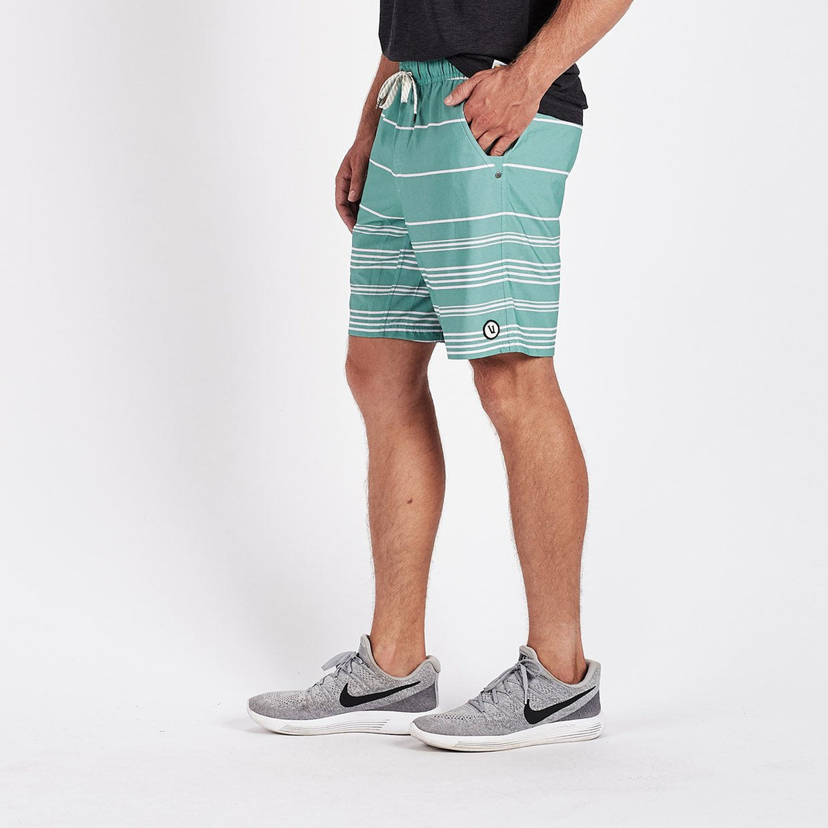 Kore Short Lined 7 | Aloe Stripe