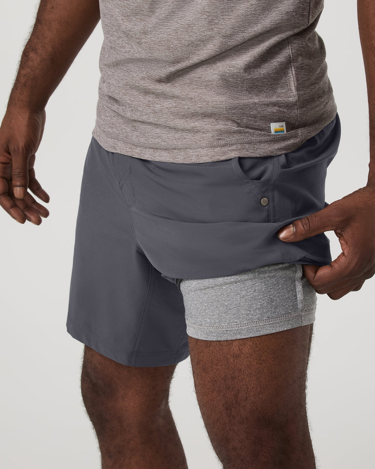 Kore Short Lined 7 | Charcoal