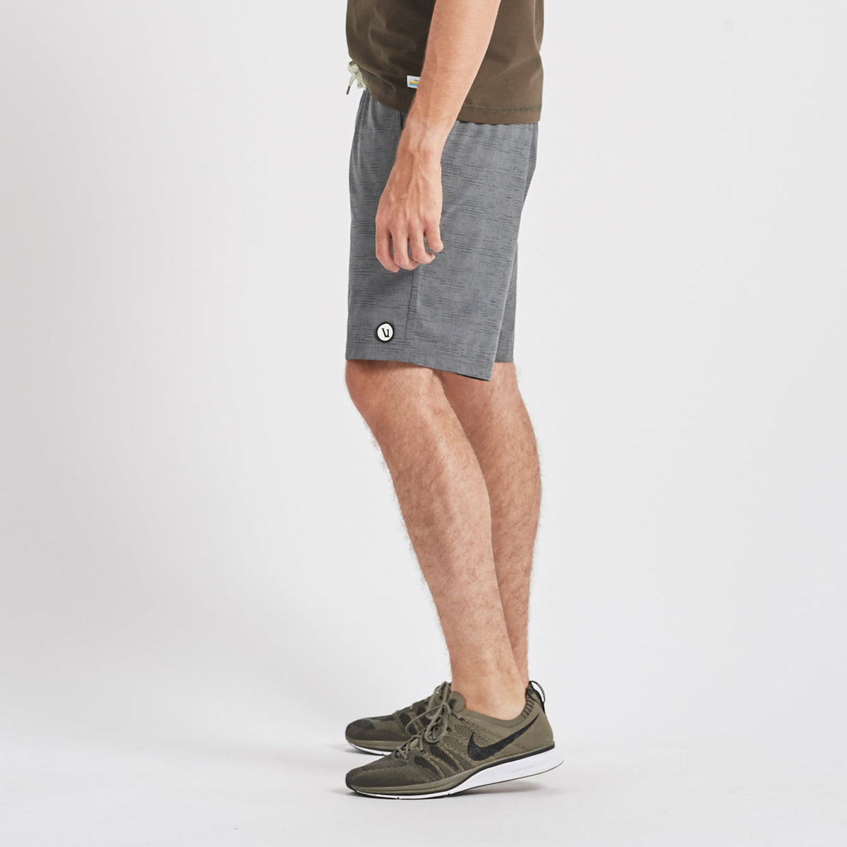 Kore Short Lined 7 | Charcoal Space Dye