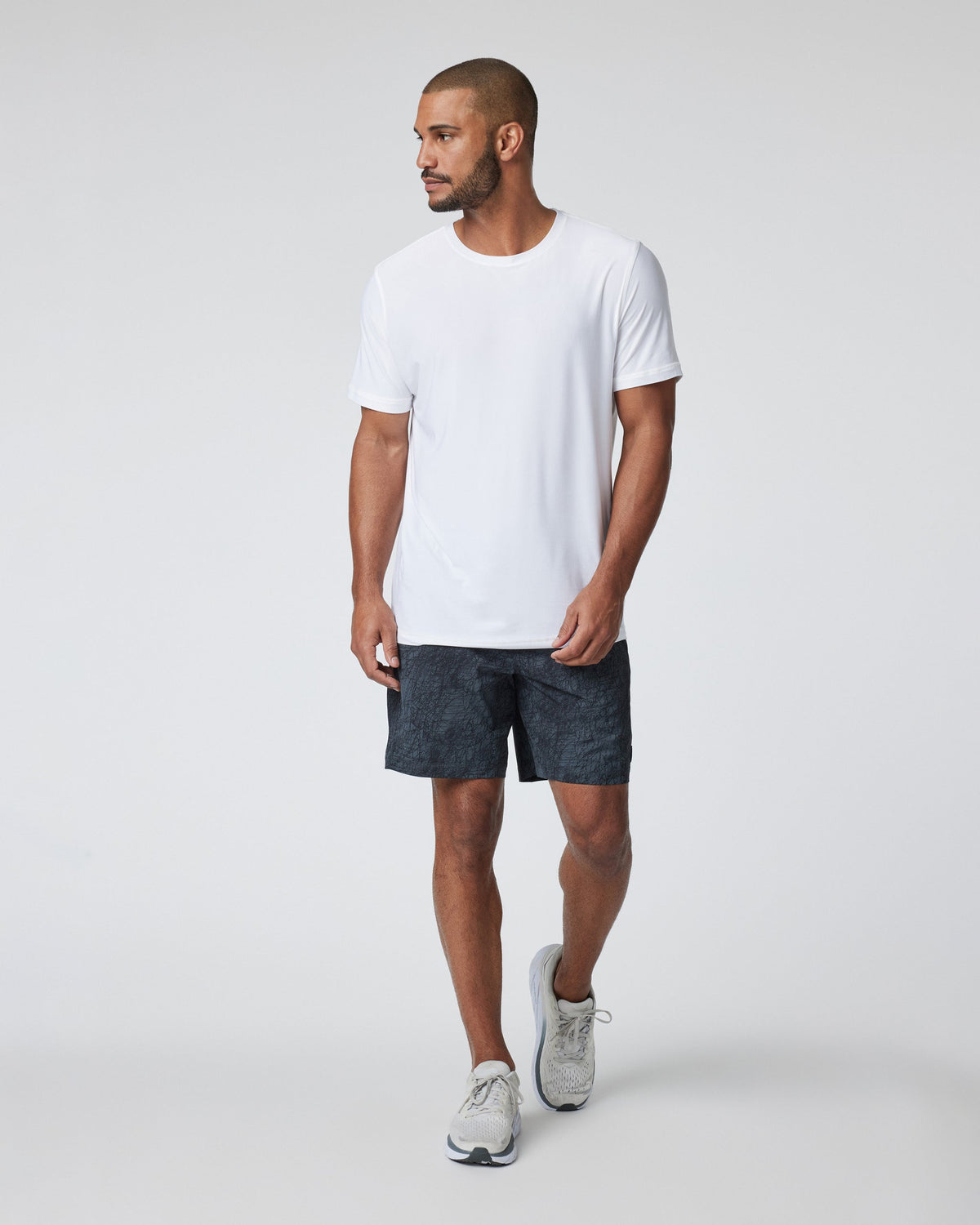 Kore Short Lined 7 | Charcoal Scribble