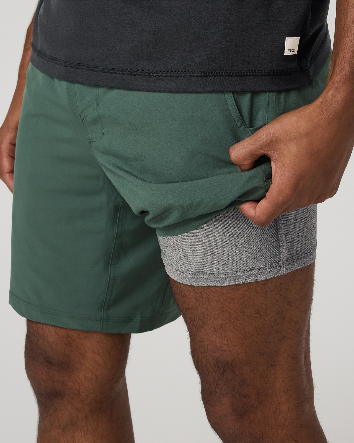 Kore Short Lined 7 | Agate Green Tonal