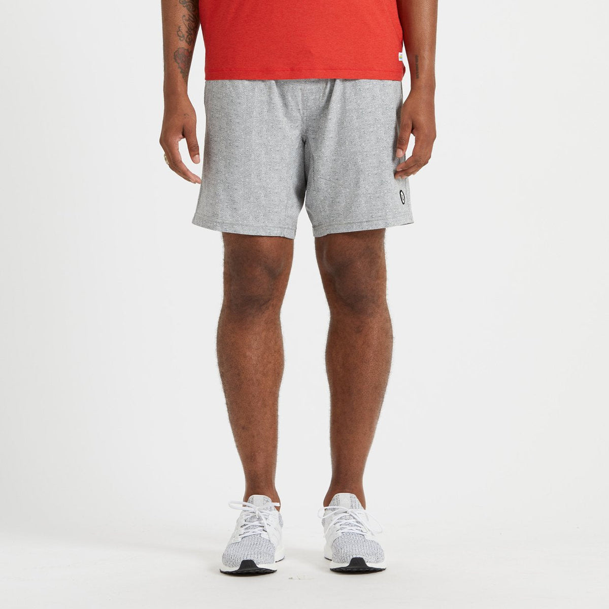 Kore Short Lined 7 | Grey Twill Texture