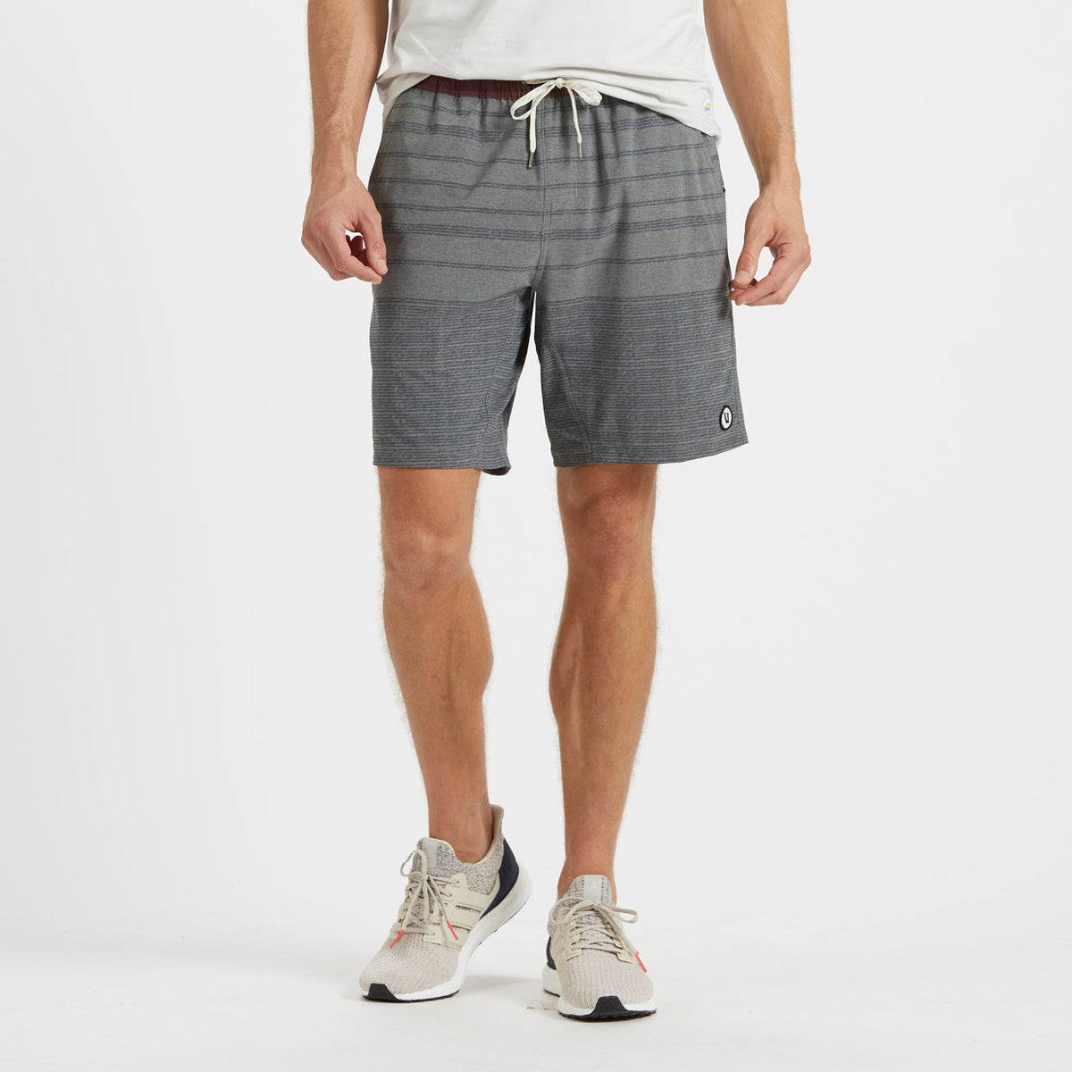 Kore Short Lined 7 | Grey Varied Stripe