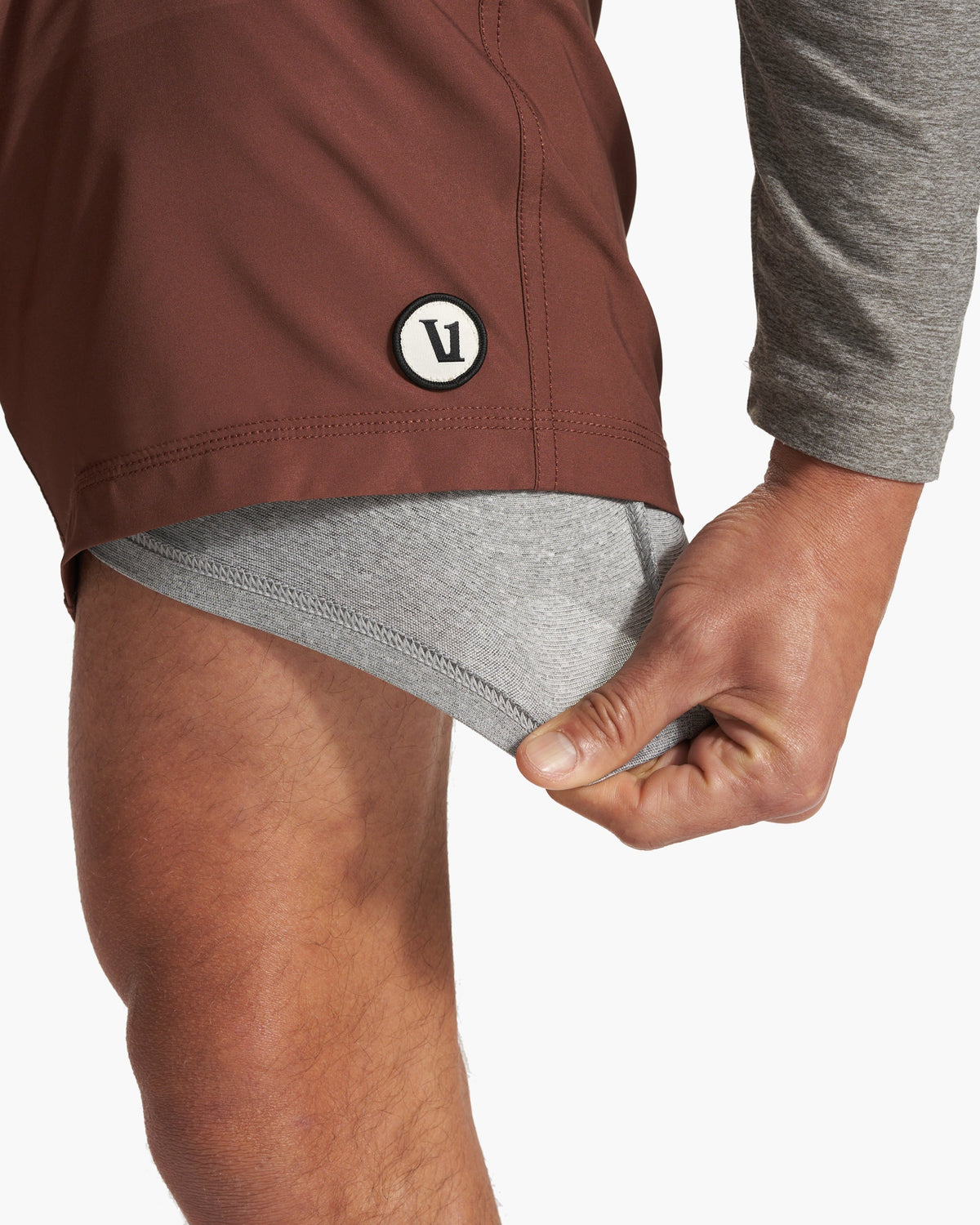 Kore Short Lined 7 | Hazelnut Texture Block