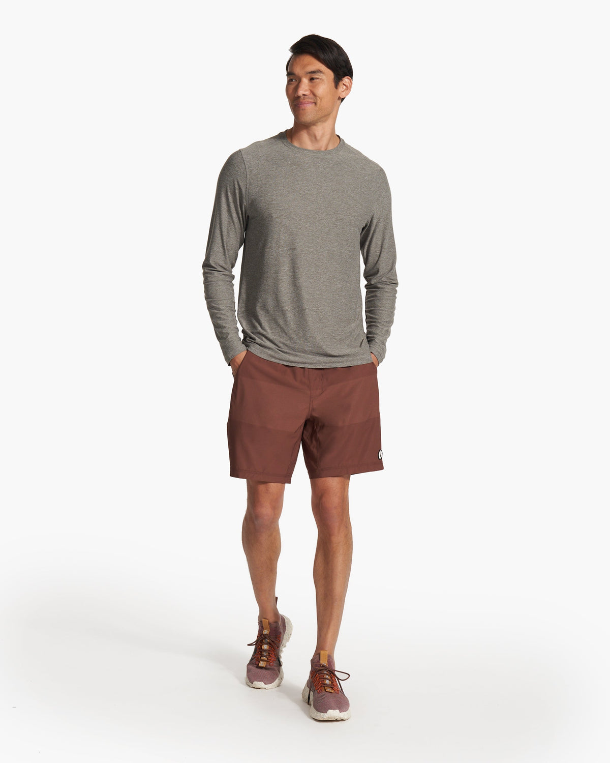 Kore Short Lined 7 | Hazelnut Texture Block