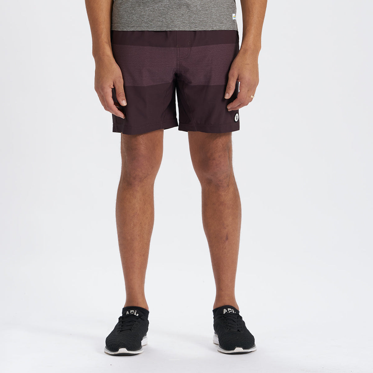 Kore Short Lined 7 | Oxblood Texture Block