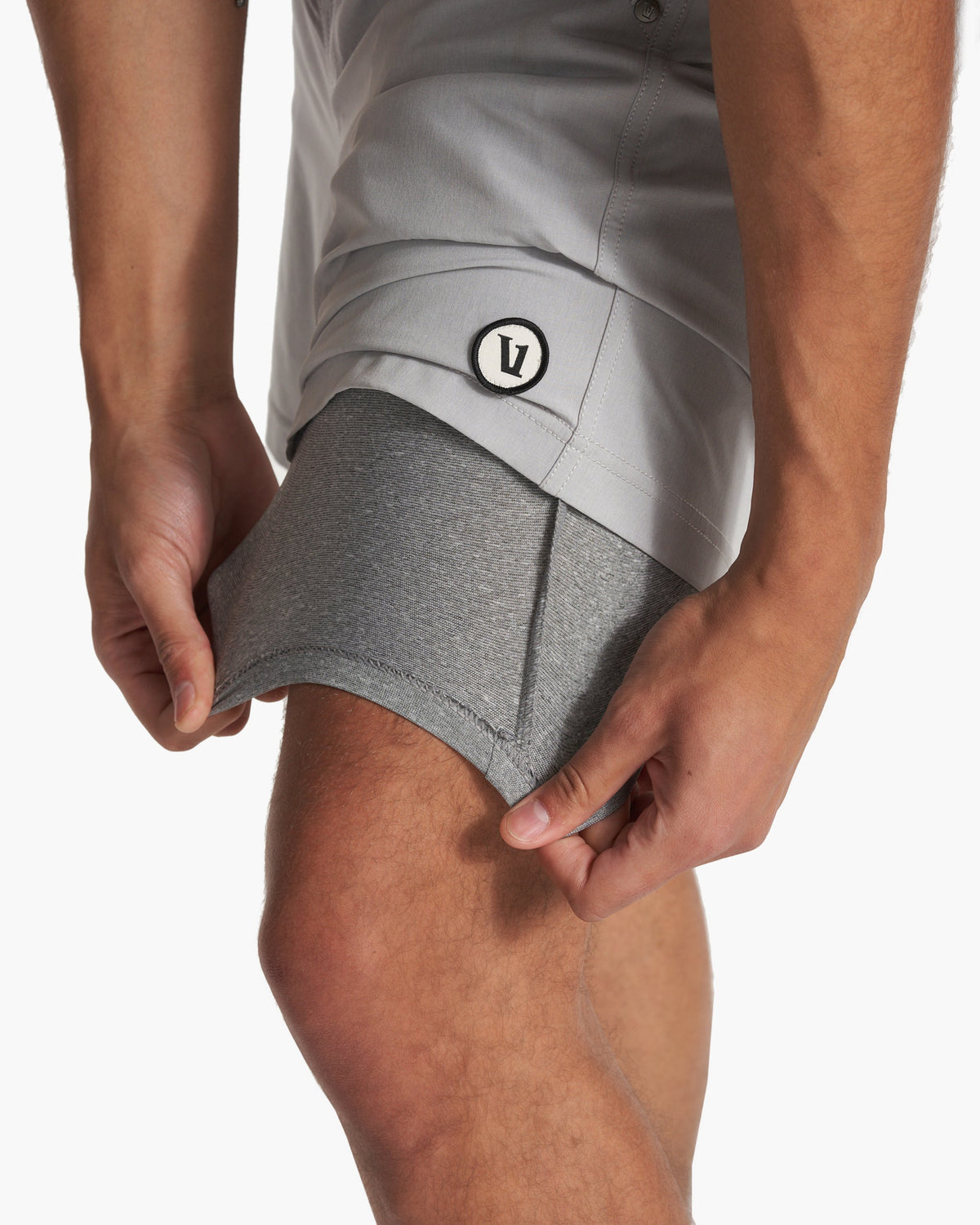 Kore Short Lined 7 | Platinum Linen Texture