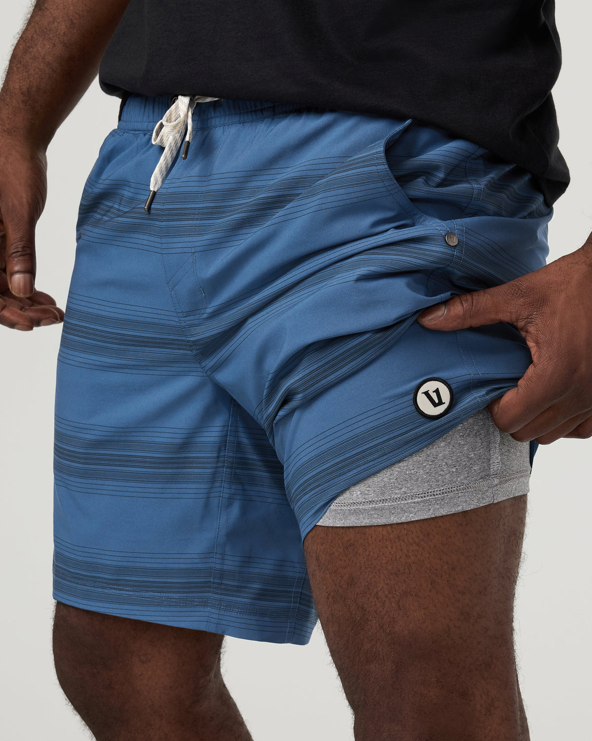 Kore Short Lined 7 | Sea Gradient Stripe