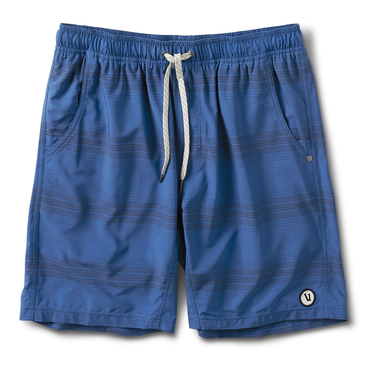Kore Short Lined 7 | Sea Charcoal Stripe