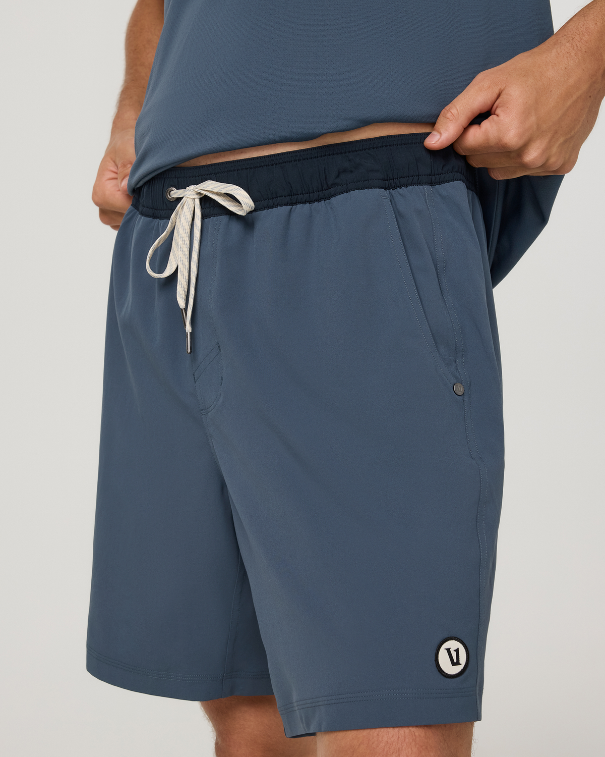 Kore Short Lined 7 | Bay Blue/Ink
