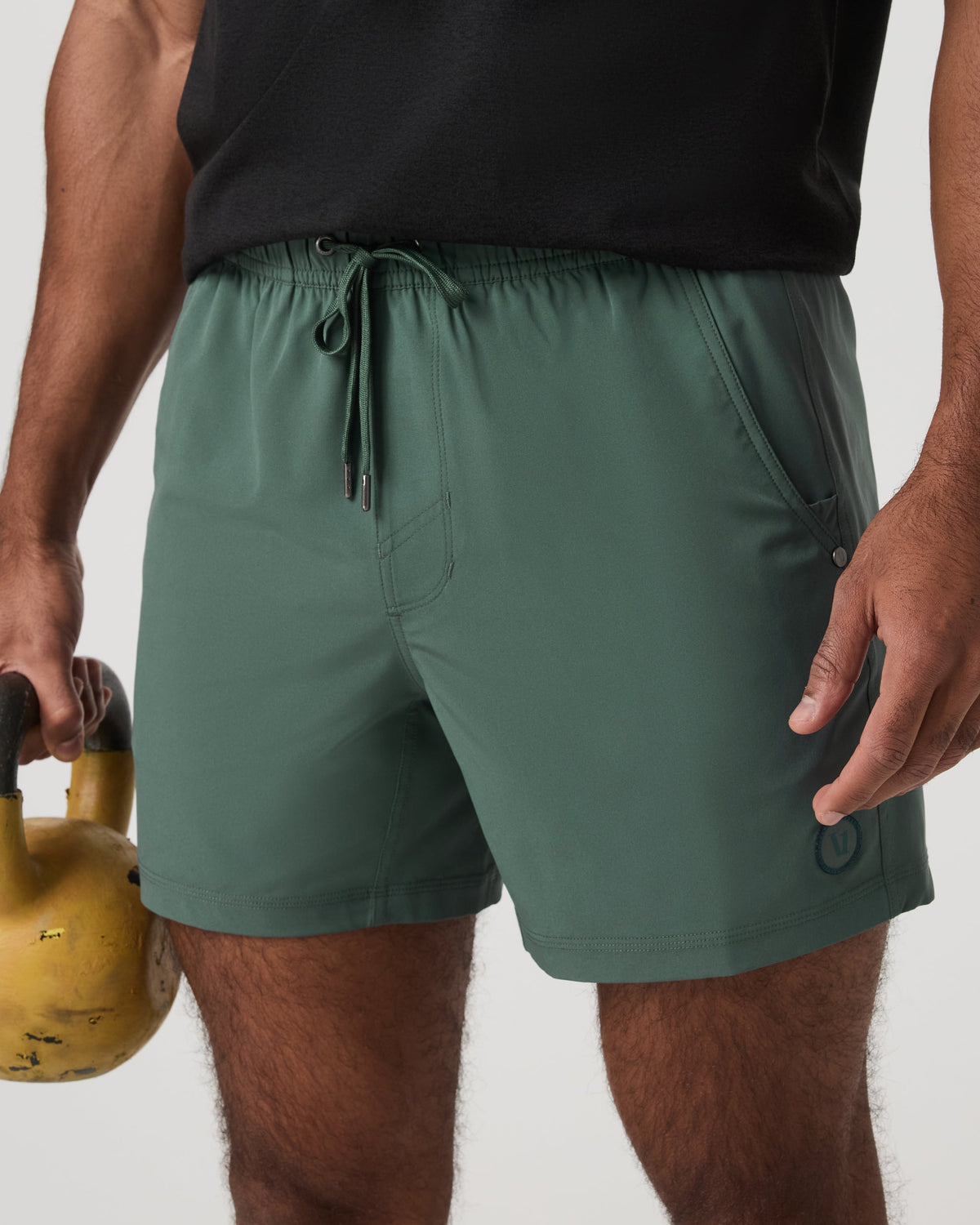 Kore Short Unlined 5 | Agate Green Tonal
