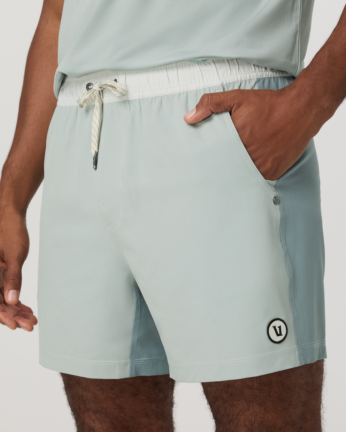 Kore Short Unlined 5 | Storm Blue Color Block