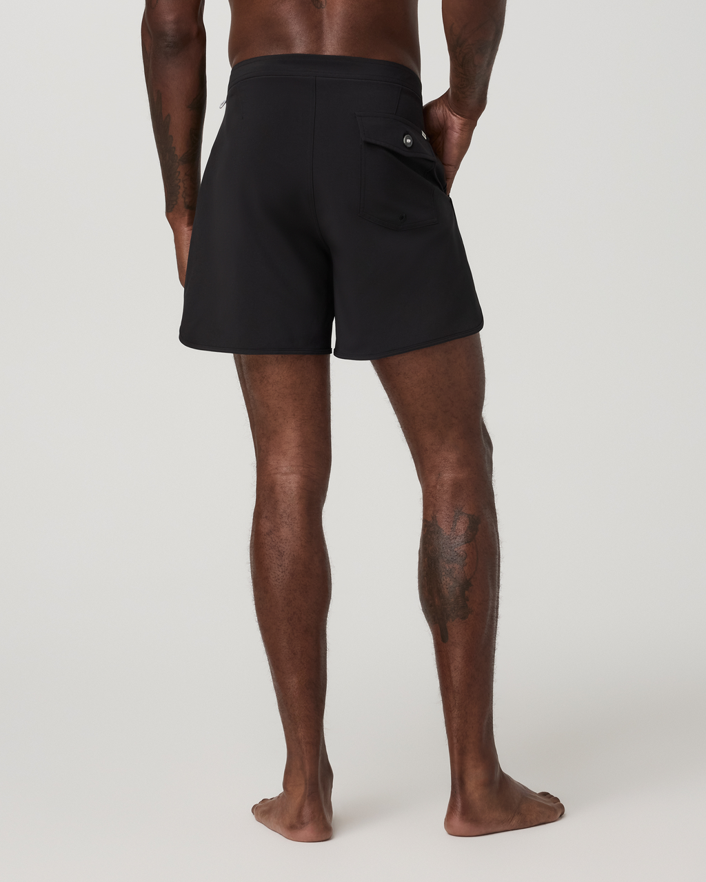 Cruise Boardshort 5 | Black Solid Waistband