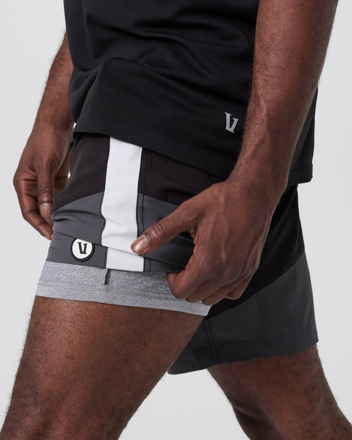Kore Short X1 Lined Classic Fit 7 | Black/Dark Pewter/Salt