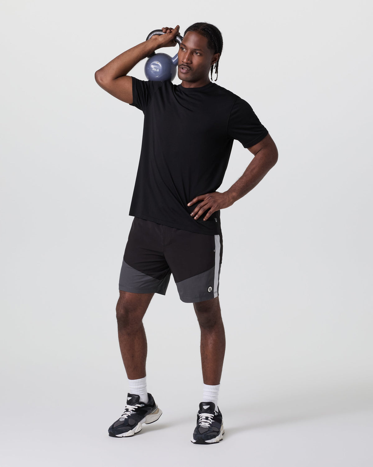 Kore Short X1 Lined Classic Fit 7 | Black/Dark Pewter/Salt