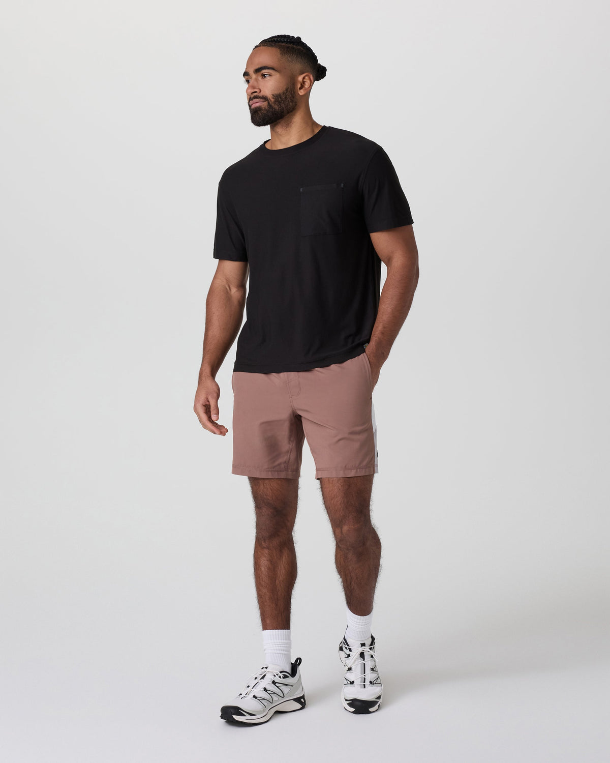 Kore Short X2 Lined 7 | Sedona Brown/Salt/Amethyst Grey