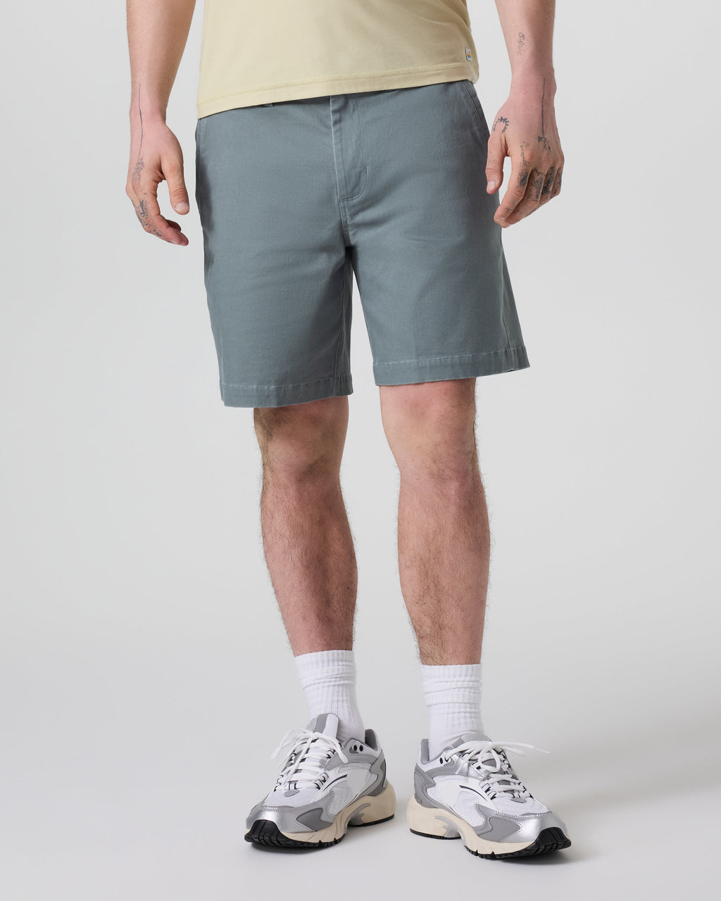 Fletcher Chino Short 8 | Dusty Blue