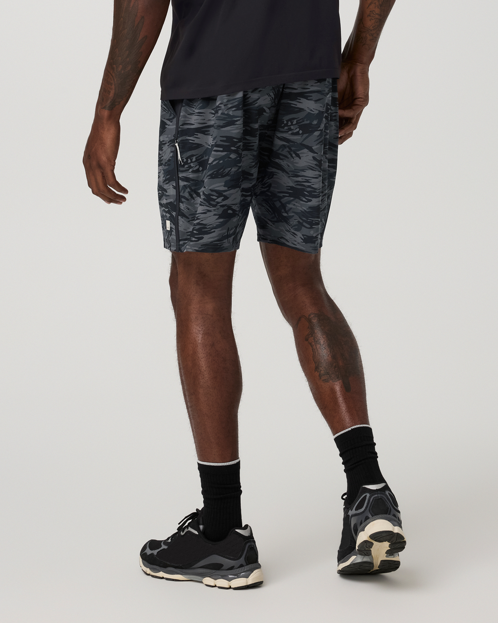 Banks Session Short Unlined 7 | Black Riptide Camo