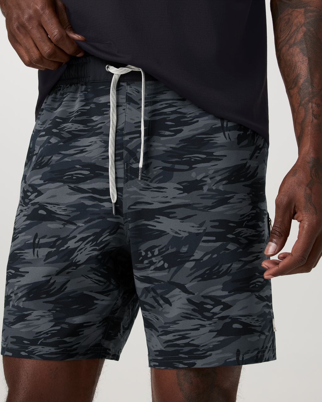 Banks Session Short Unlined 7 | Black Riptide Camo