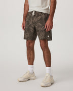 Banks Session Short Unlined 7 | Root Earth Linen Texture