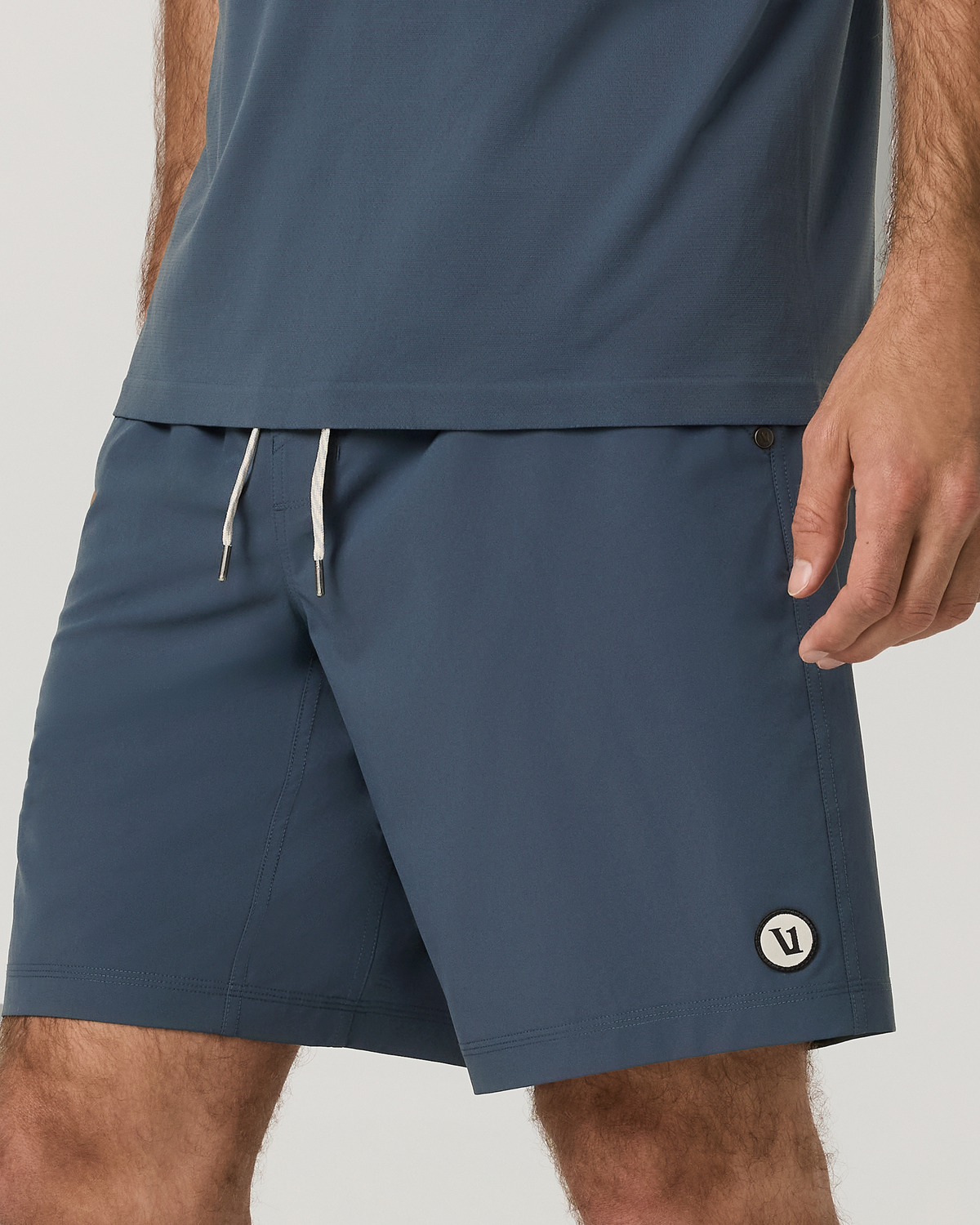 Kore Short Unlined 9 | Bay Blue/Ink