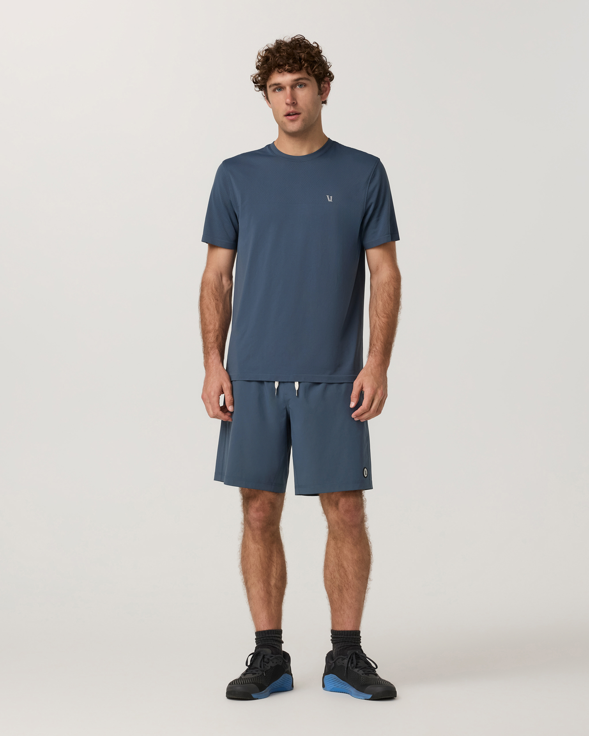 Kore Short Unlined 9 | Bay Blue/Ink