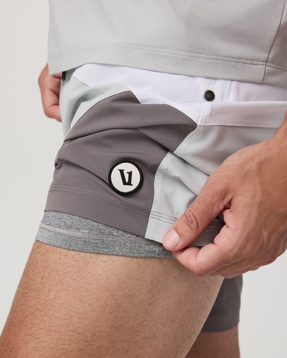 Kore Short X3 Lined 7 | Sky Grey