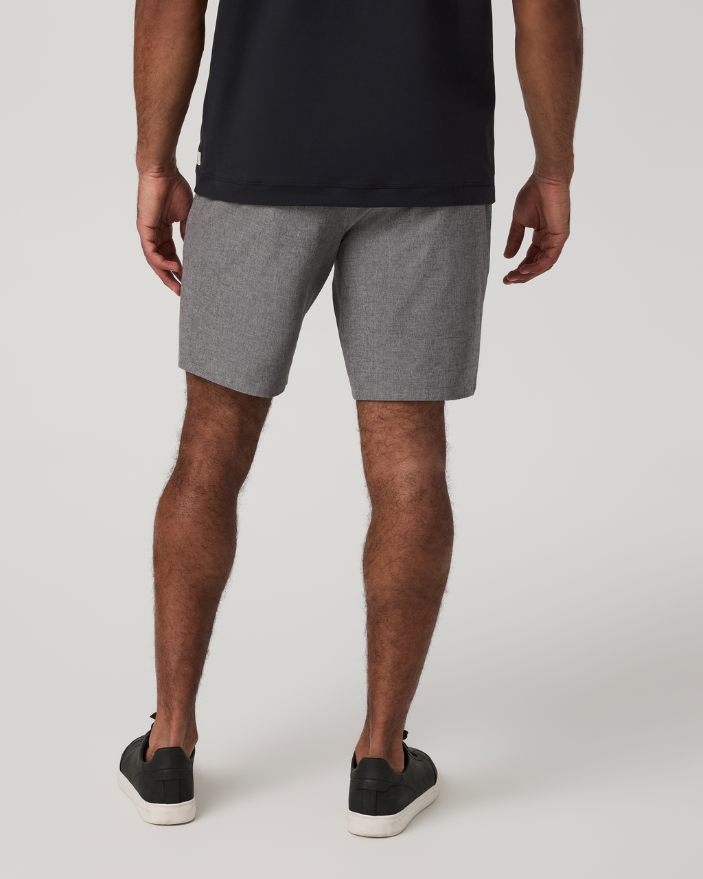Aim Short 8 | Gull Grey Linen Texture
