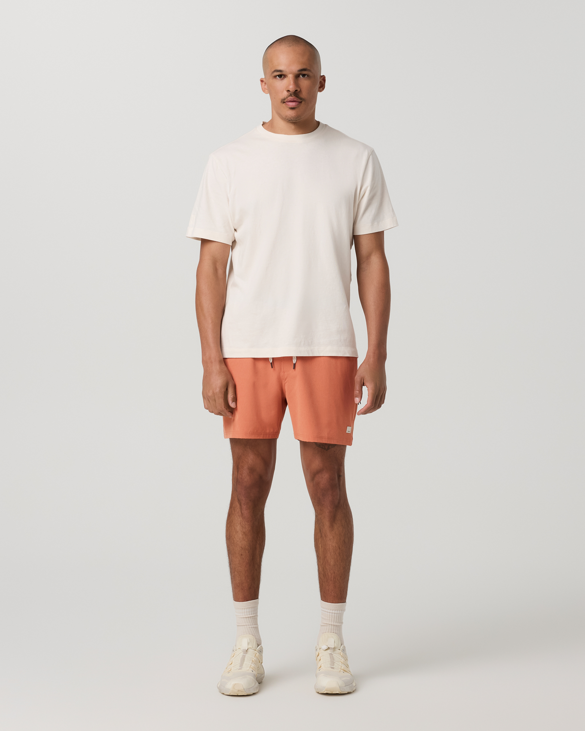 Banks Session Short Unlined 5 | Washed Brick Linen Texture