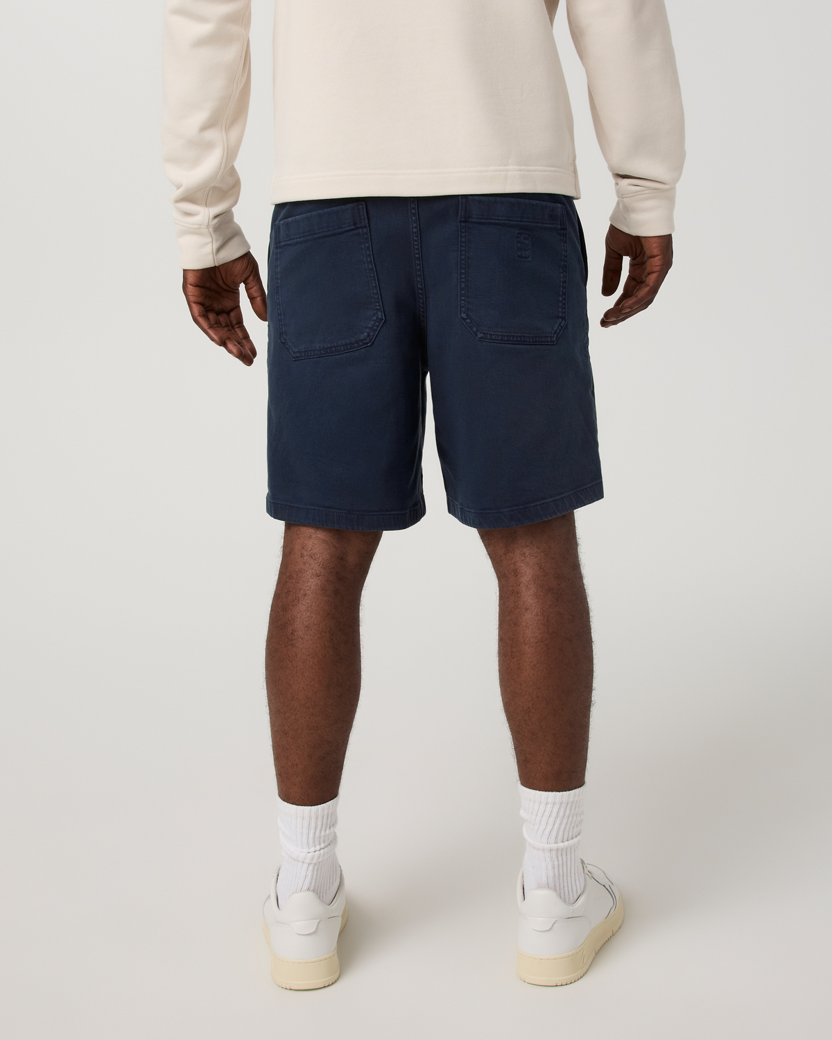 Benton Twill Elastic Waist Short 8 | Ink