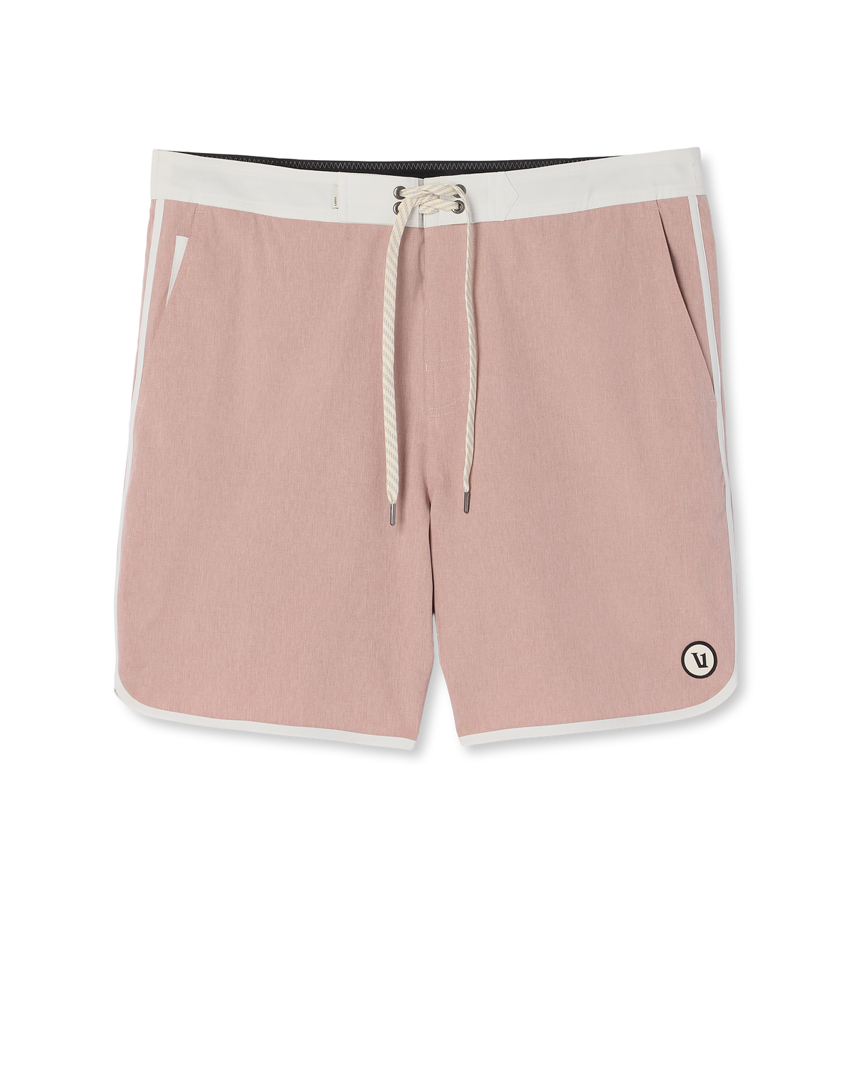 Cruise Boardshort 7 | Mauve Linen Texture