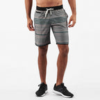 Banks Short Unlined 7 | Grey Texture Canyon Stripe