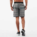 Banks Short Unlined 7 | Grey Texture Canyon Stripe